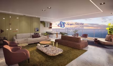 Apartamento de alto padrão com 4 suítes na Beira mar.