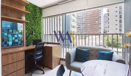 Studio à venda no Paraíso, São Paulo: totalmente mobiliado e pronto para morar!