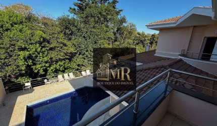Alphaville Campinas Locação - Linda e Ampla casa com fundos para a área de preservação.  4 suítes sendo a master com closet e jacuzzi, Living integrad