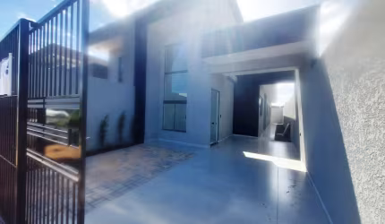 casa c/ 3 quartos (1 suíte), corredor lateral, projeto moderno, jardim nações, sarandi