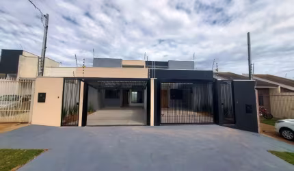 jardim paris, casa c/ 3 quartos (1 suíte), projeto moderno, 90 m² construção, maringá