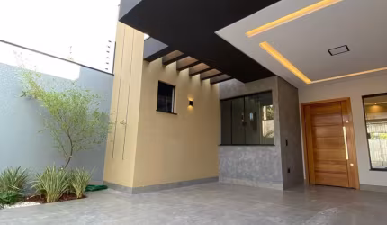 jardim paris, casa c/ 3 quartos (1 suíte), acabamento alto padrão, 104 m² construção, maringá
