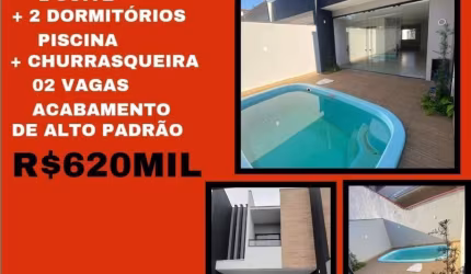 Lindo Germinado com piscina no Iririu