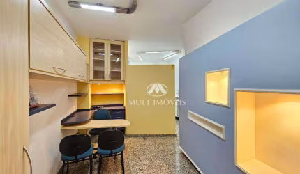 Linda Sala em condomínio fechado, localizada no Bairro Alto da Boa Vista  na Av Independência com 33 m² de área útil.