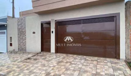 Casa Nova na Cidade de Brodowski- SP  com terreno de 200m²,  3 dormitórios, sendo 2 suítes.