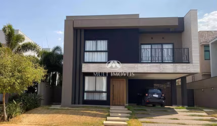 Sobrado em Condomínio Fechado de Alto Padrão em excelente localização em Bonfim Paulista com 487m² de terreno e 350,85m² de construção.