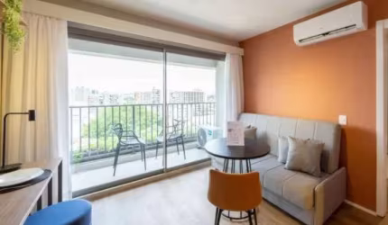 Apartamento em Moema com 43 metros  com 1 (uma)  suíte padrão internacional