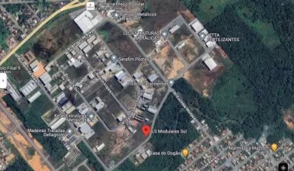 Terreno em Condomínio Industrial em Araquari