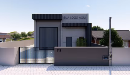 Galpão em Construção no Iririú