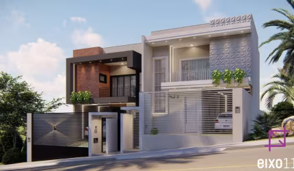 Moderno Geminado em Construção em Jaraguá do Sul