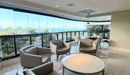 Barra VENDO I 4 suites I Vista Mar I Porteira Fechada I 330 m² I Gabinete I 5 Vagas