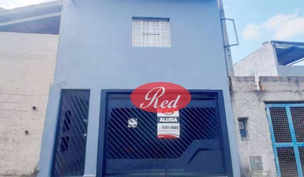 Casa com 3 dormitórios para alugar, 126 m² por R$ 2.443,00/mês - Centro - Poá/SP