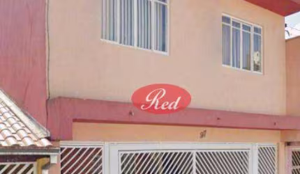Sobrado com 3 dormitórios  avarandados à venda por R$ 799.000 - Jardim Santo Antônio - Suzano/SP