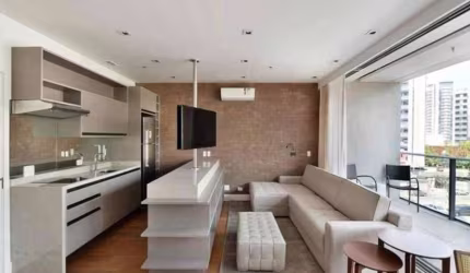 Apartamento a Venda, 1 dorm, 2 vagas na Vila Olímpia.