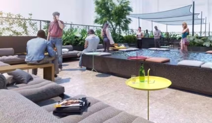 Studio pronto com piso no Centro do Rio de Janeiro