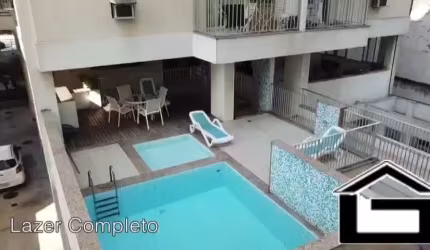 Apartamento 2 quartos com 1 suíte em condominio clube