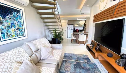 Cobertura com 3 dormitórios à venda, 90 m² por R$ 1.300.000,00 - Coqueiros - Florianópolis/SC