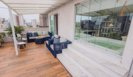 Cobertura com 3 dormitórios para alugar, 230 m² por R$ 10.967,00/mês - Canto - Florianópolis/SC