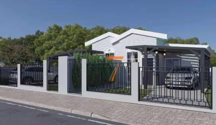 Casa com 3 dormitórios à venda, 80 m² por R$ 536.000,00 - Fundos - Biguaçu/SC