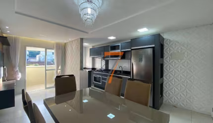 Apartamento com 2 dormitórios para alugar, 56 m² por R$ 2.723,00/mês - São Sebastião - Palhoça/SC