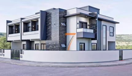 Sobrado com 3 dormitórios à venda, 111 m² por R$ 670.000,00 - Sertão do Maruim - São José/SC
