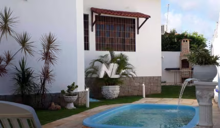 Casa em Capim Macio, 450m² lazer privativo 100% mobiliada