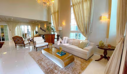Casa 100% mobiliada com 4suites, 4vagas - Exclusiva
