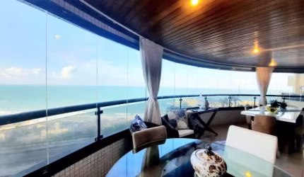 Exclusivo apartamento em Petrópolis, com 449m², 4Suites, Vista MAR