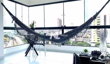 Maravilhoso apartamento mobiliado no Barro Vermelho - com 140m², 4Vagas
