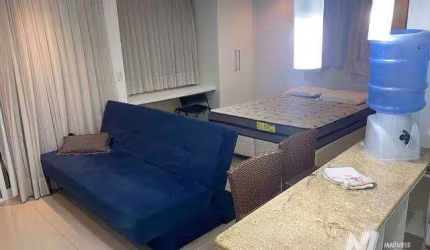Apartamento com 1 dormitório para alugar, 33 m² por R$ 2.500,00/mês - Ponta Negra - Natal/RN