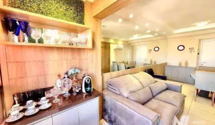 Apartamento com 3quartos 1suite, em Ponta Negra - 2vagas - Semi mobiliado