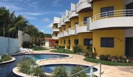 Apartamento com 2 dormitórios à venda, 75 m² por R$ 219.999,00 - Praia de Tabatinga - Nísia Floresta/RN