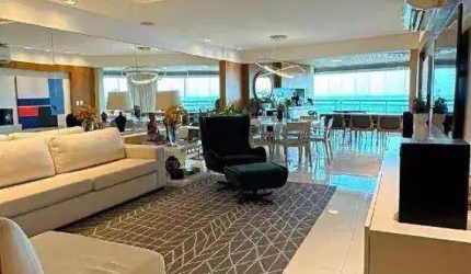 Apartamento com 180m², 3suites, 3vagas - mobiliado em Areia Preta
