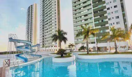 Apartamento com 2Quartos 1Suite - vaga coberta - Condominio Clube em Ponta Negra