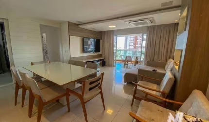 Apartamento em Lagoa Nova - 136m², 3suites - Heitor Villa Lobos