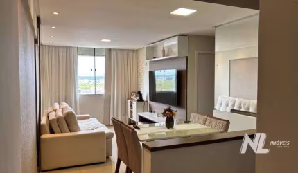 Apartamento semi mobiliado no Parque das Árvores / Nova Parnamirim - predio com elevador