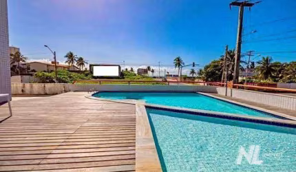 Flat com 1 dormitório à venda, 36 m² por R$ 160.000,00 - Praia do Meio - Natal/RN