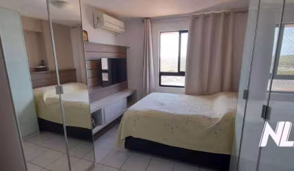 Apartamento no Tirol - 2 Quartos, 1 Suite - Semi mobiliado - vaga coberta