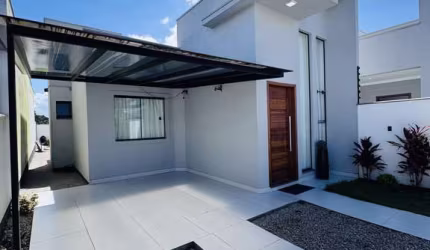 Casa semi mobiliado com dois dormitórios sendo uma suíte