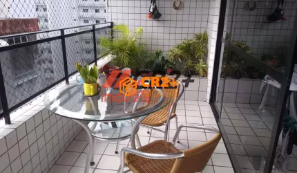 Apartamento a Venda com 3 quartos,1 suíte na Tamarineira,125m² em Recife