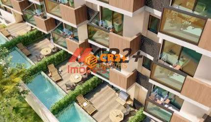 Flat à Venda, Lançamento Vila Porto em Porto de Galinhas 30², Entrega em 2025.