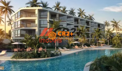 Flat à Venda 02 quartos, 01 suíte em Carneiros em Tamandaré 57M². Lançamento.