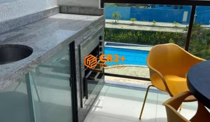 Vendo Flat com loft  54m² - 2 quartos em Porto de Galinhas MOBILIADO com Varanda