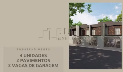 Geminado sobrado no bairro João Pessoa em Jaraguá do Sul com 2 suítes