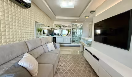 Apartamento lindamente mobiliado com 2 dormitórios com suíte