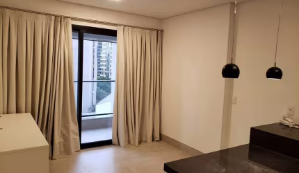 Apartamento locação Itaim Bibi com  1 quarto, 42m², Mobiliado