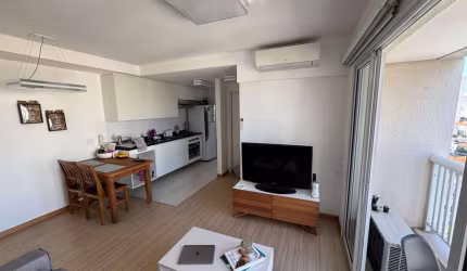 Apartamento Pinheiros locação com  1 quarto, 2 vagas, 46m²