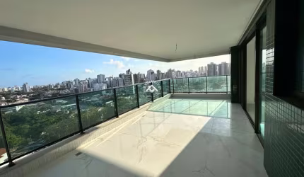 Apartamento de Luxo no Coração de Salvador: 4 Quartos, 4 Suítes, 2 Salas, 5 Banheiros, 4 Vagas e 212m² de conforto no Caminho das Árvores.