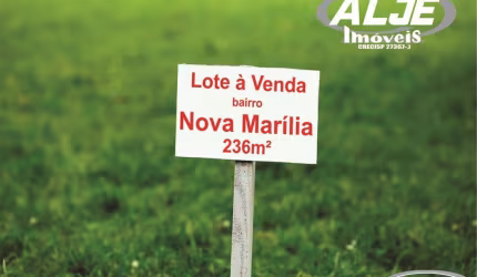 Terreno à venda na Avenida Doutor Durval de Menezes, Núcleo Habitacional Nova Marília, Marília por R$ 110.000
