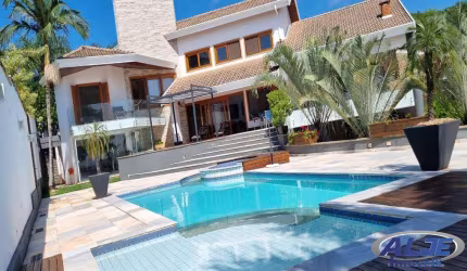 Casa em condomínio fechado com 3 quartos à venda na Alameda das Nogueiras, Residencial Portal da Serra, Marília, 420 m2 por R$ 2.800.000